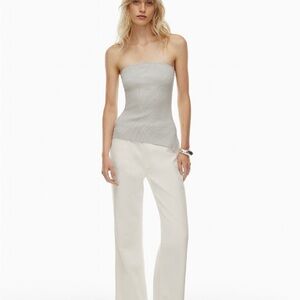 Aritzia baby blue tube top